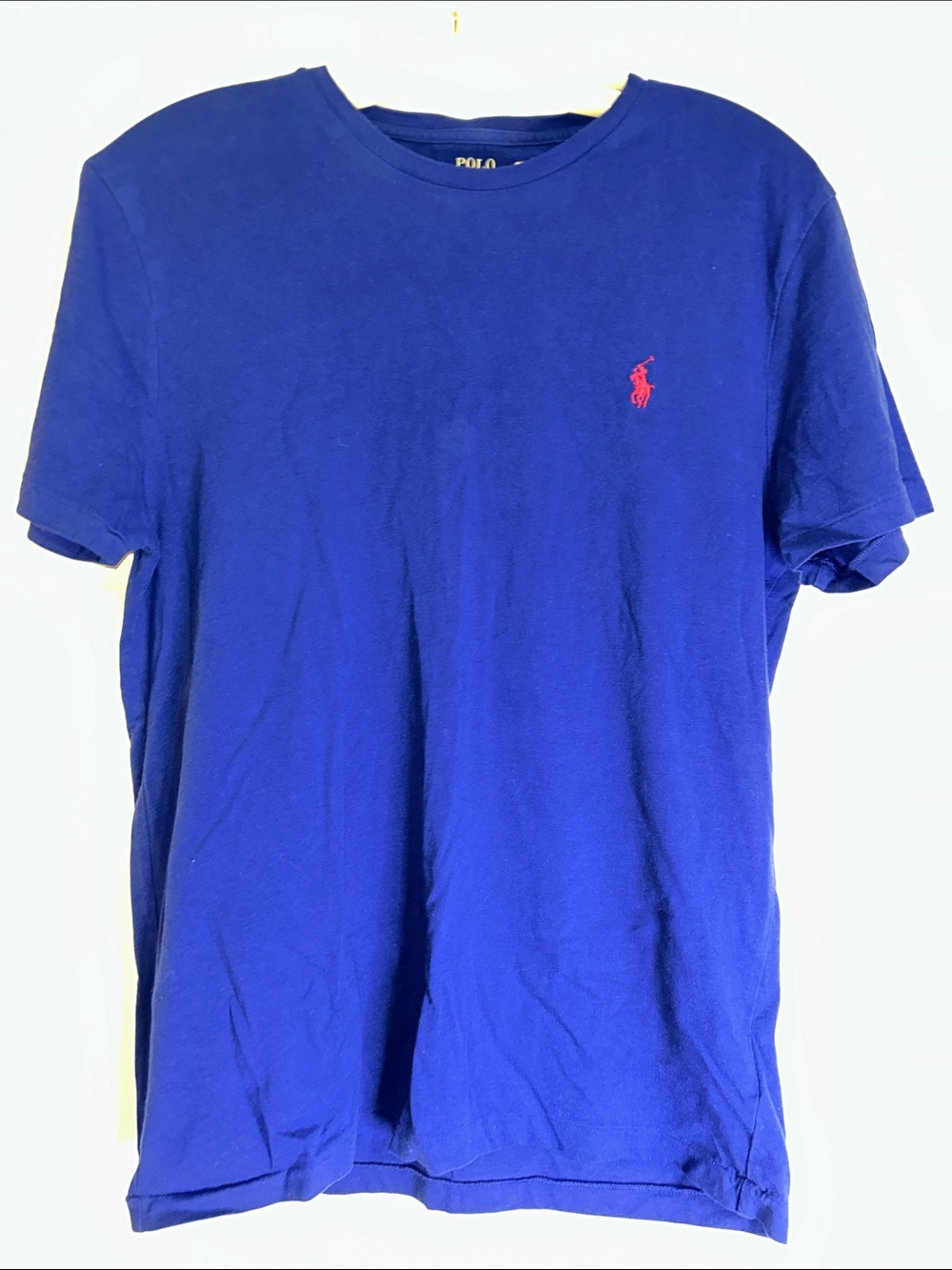 Polo by Ralph Lauren Short Sleeve Crew Tee in Royal Blue with Red Pony